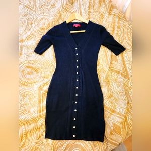 Black Guess figure hugging dress